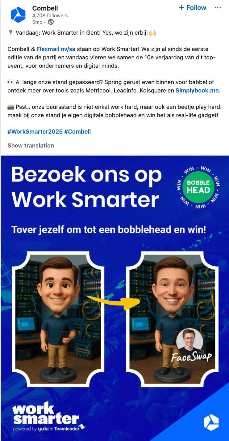 Social media boost