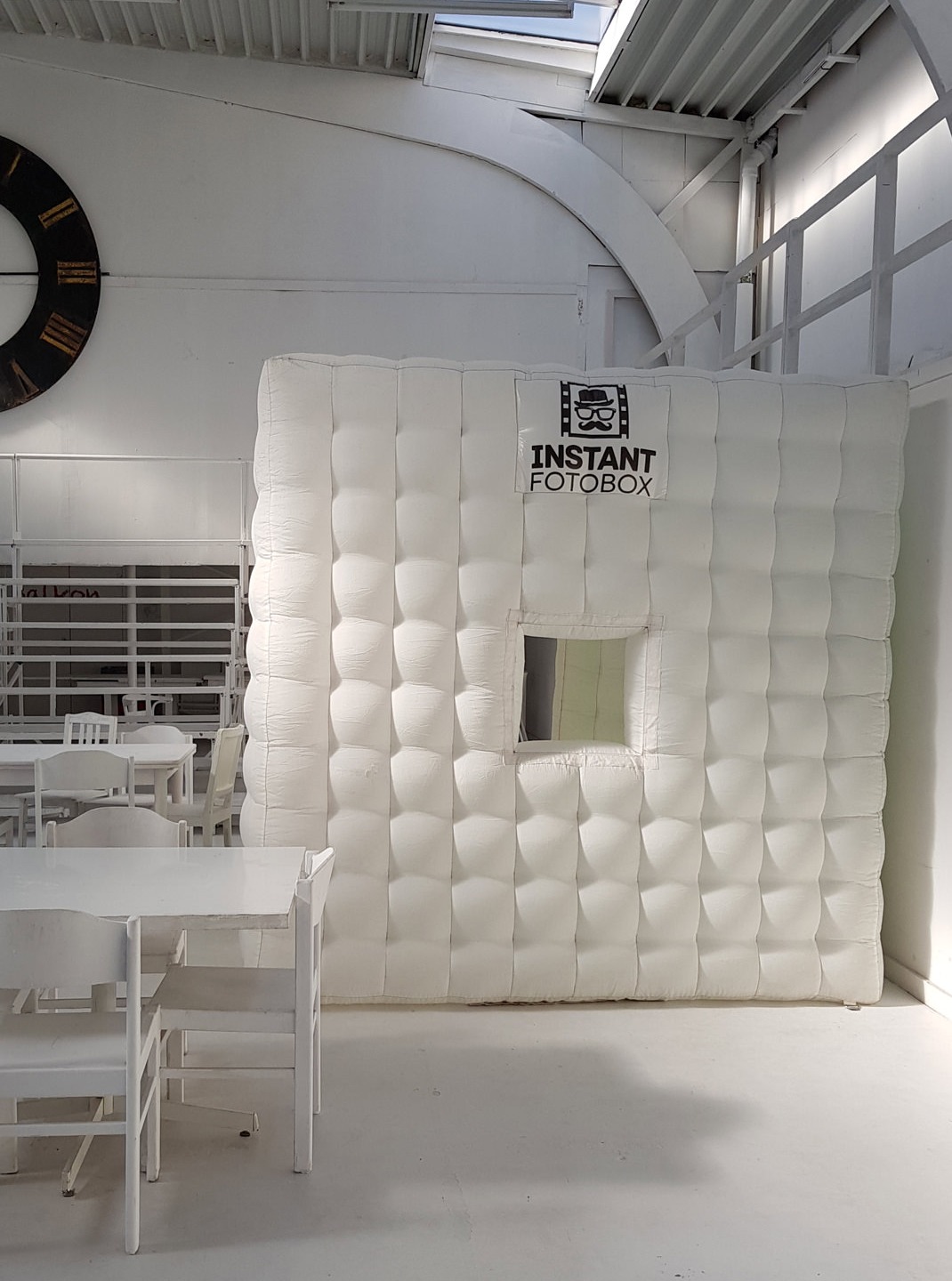 White cube fotobox te Gent
